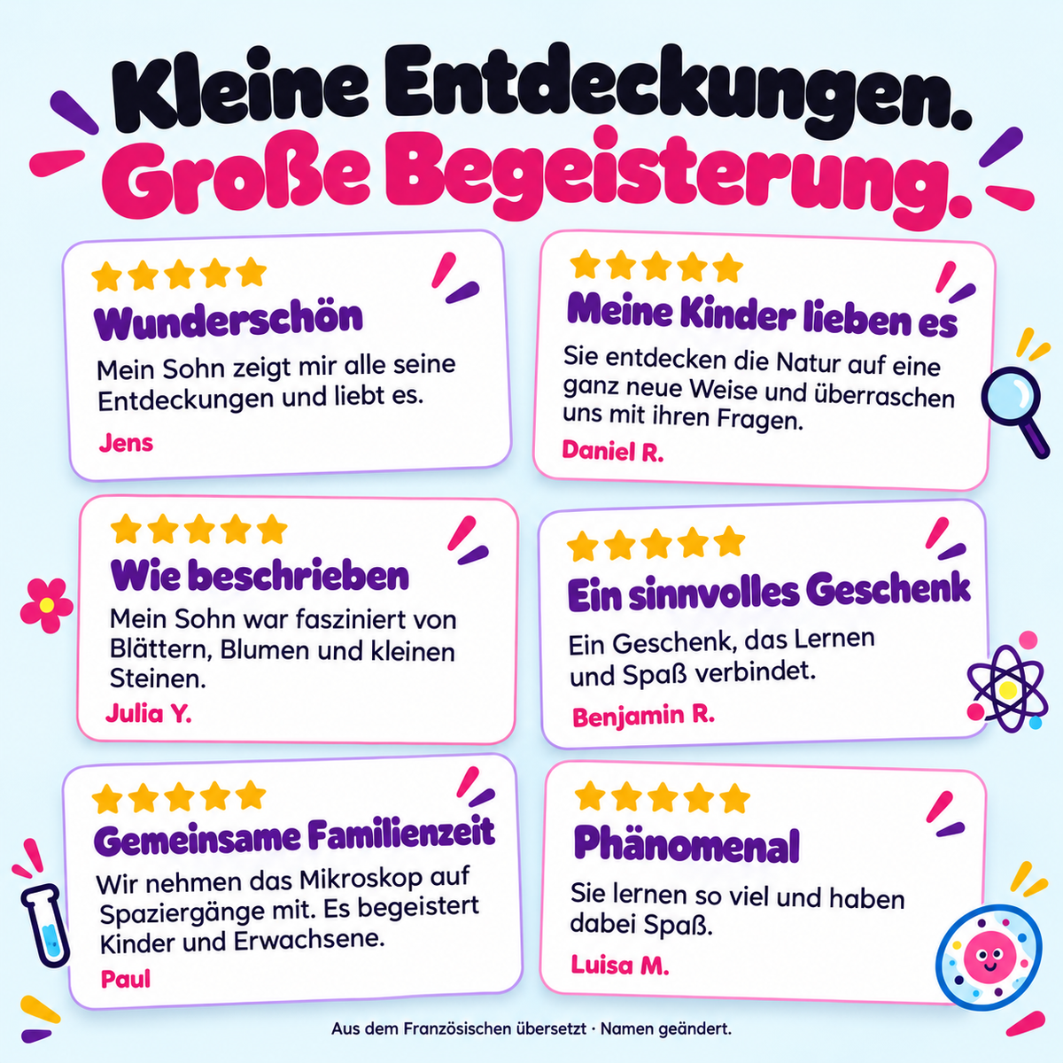 MikroskopKids – Das Taschenmikroskop für kleine Entdecker