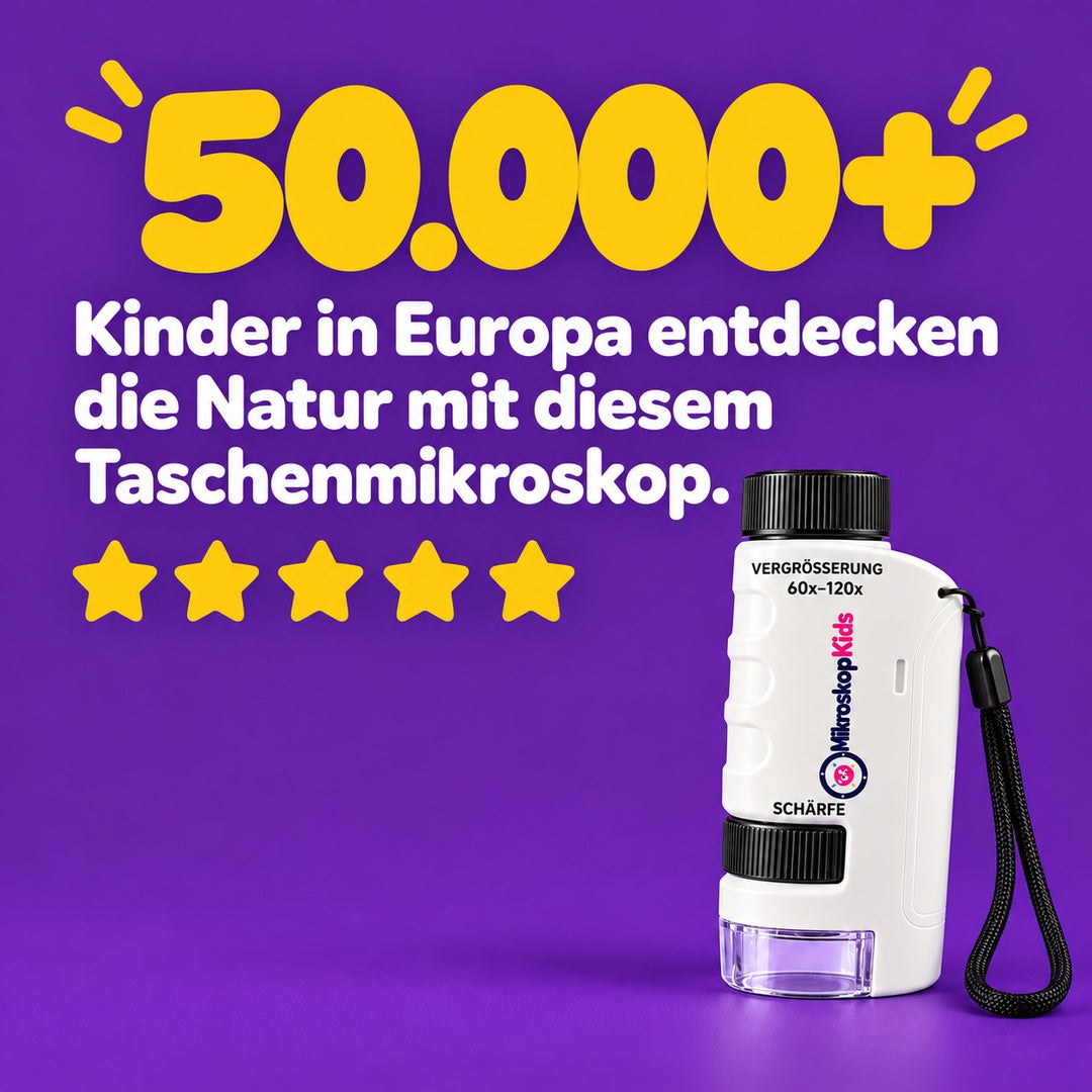 MikroskopKids – Das Taschenmikroskop für kleine Entdecker