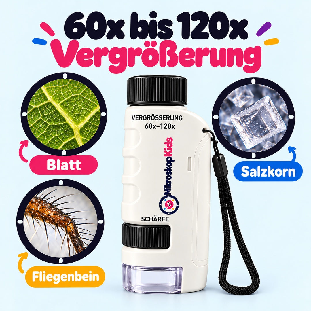 MikroskopKids – Das Taschenmikroskop für kleine Entdecker