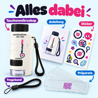 MikroskopKids – Das Taschenmikroskop für kleine Entdecker