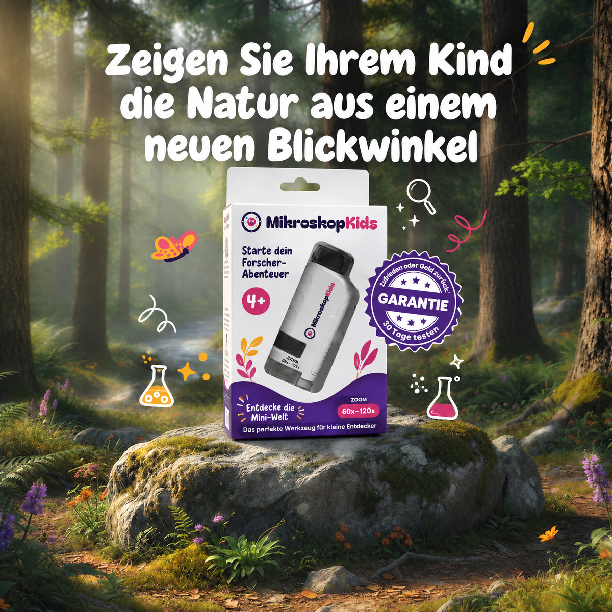 MikroskopKids – Das Taschenmikroskop für kleine Entdecker