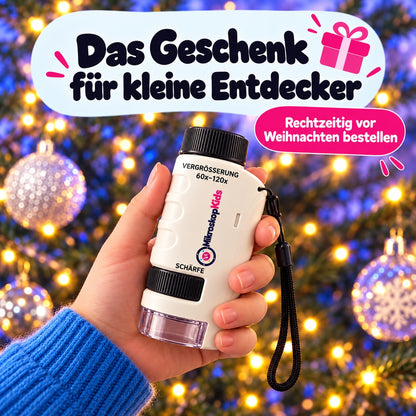 MikroskopKids – Das Taschenmikroskop für kleine Entdecker
